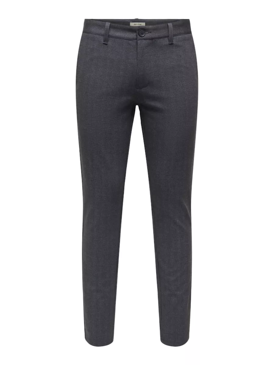 SONS-ONSMARK SLIM CHECK 020960 PANT-22034297-Night sky-MARINE