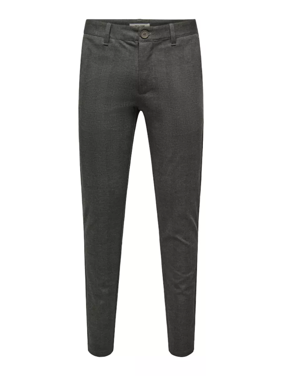 SONS-ONSMARK SLIM CHECK 020960 PANT-22034297-Teak-BRUIN