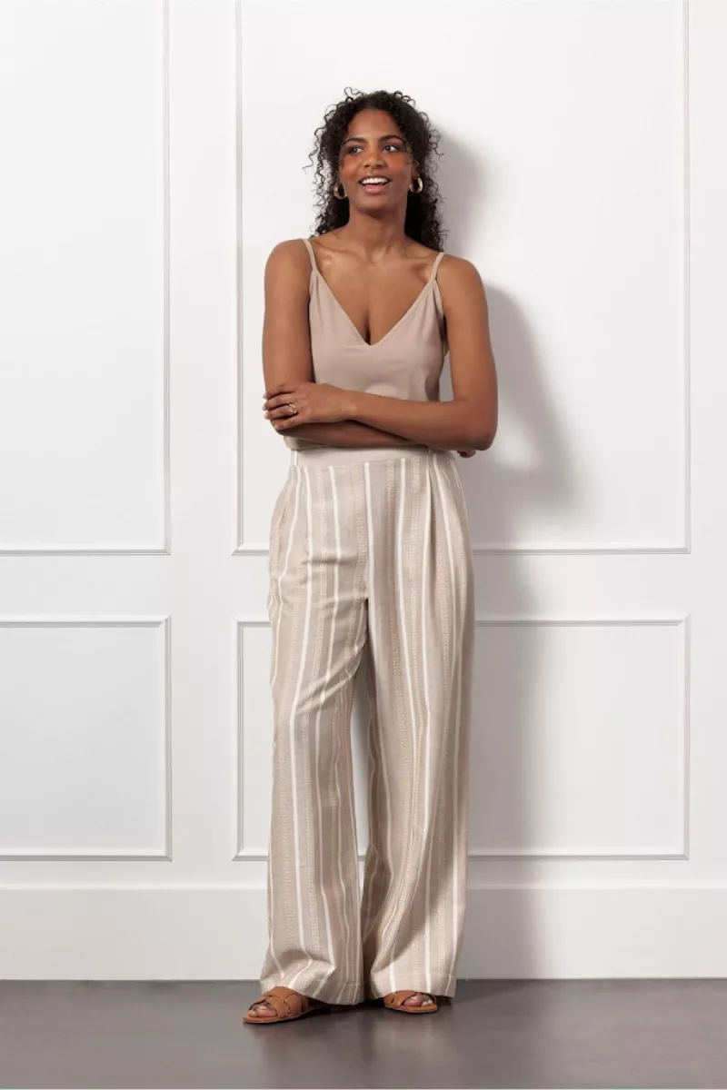STUDIO ANNELOES-Brynn singlet-13020-2200 latte-CAFE