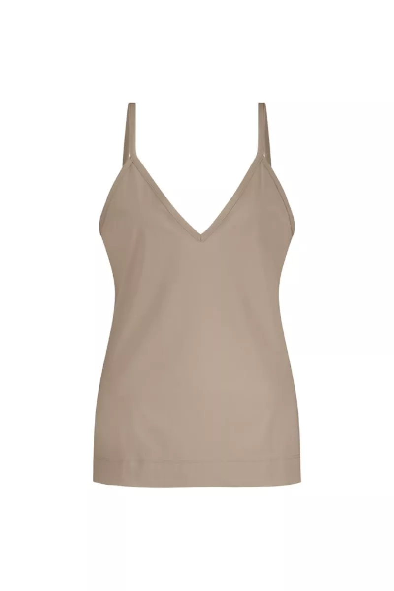STUDIO ANNELOES-Brynn singlet-13020-2200 latte-CAFE
