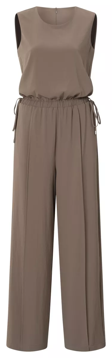 YAYA-Sleeveless jumpsuit with cord; Polyester; 99948-01-341019-507-99948-GRIJS COMBINATIES