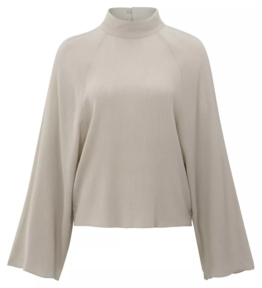 YAYA-Textured raglan top; Viscose; 99951-01-701300-507-99951-GRIJS