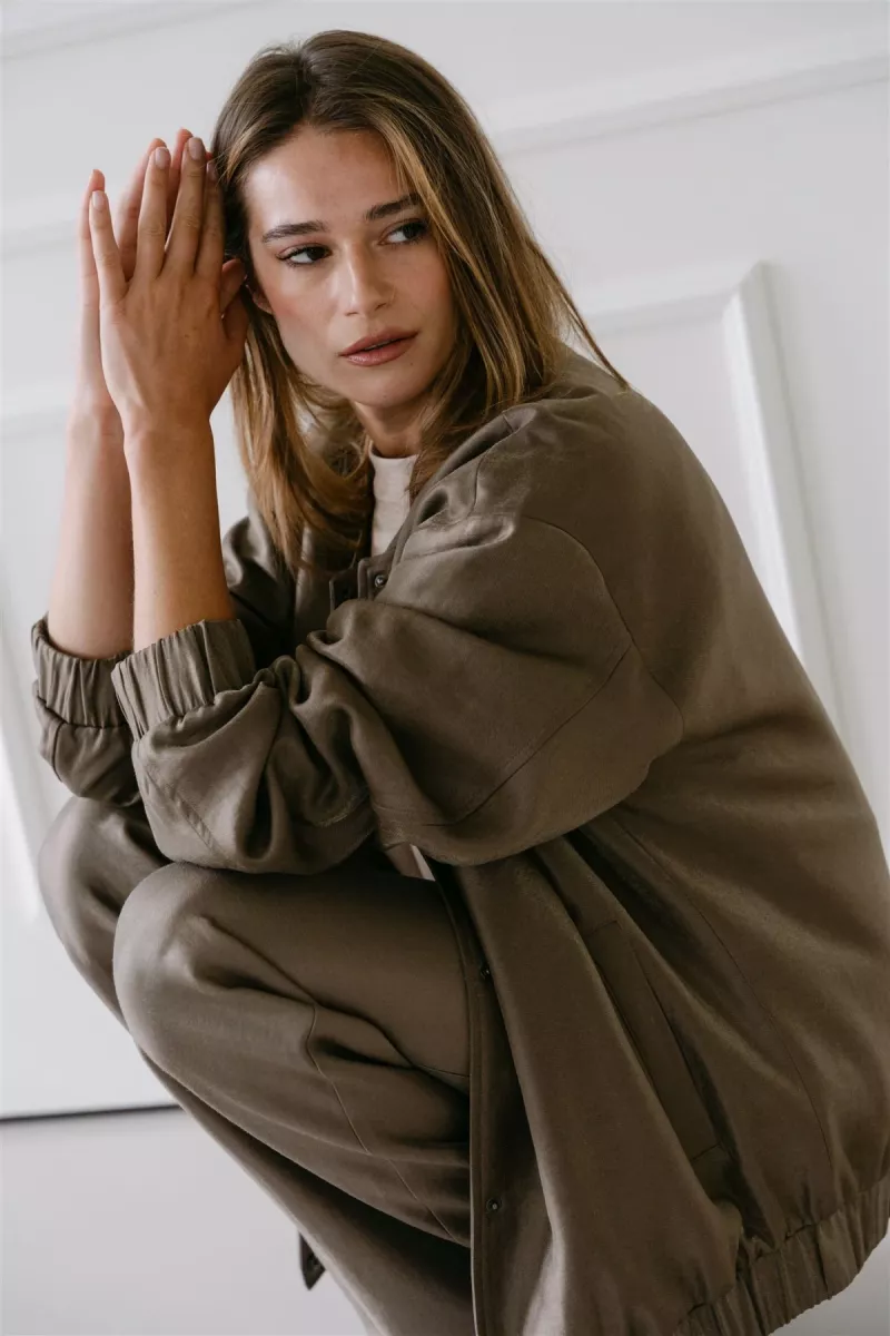 Aimee The Label-Jacket-Joy-Taupe-TAUPE