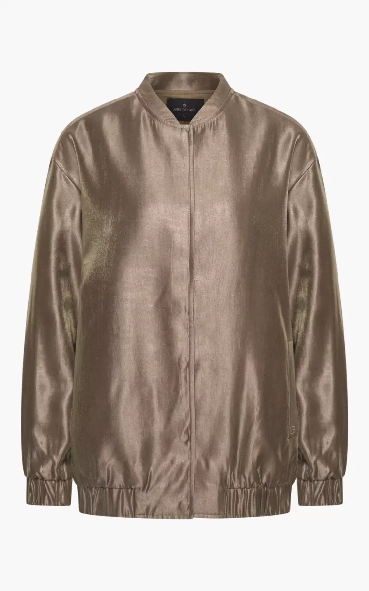 Aimee The Label-Jacket-Joy-Taupe-TAUPE