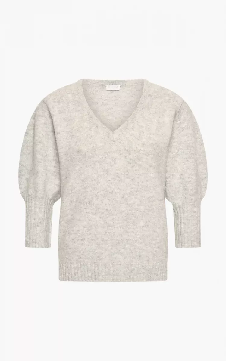 Aimee The Label-Pullover-Nima-Light Grey-LICHT-/PAREL GRIJS