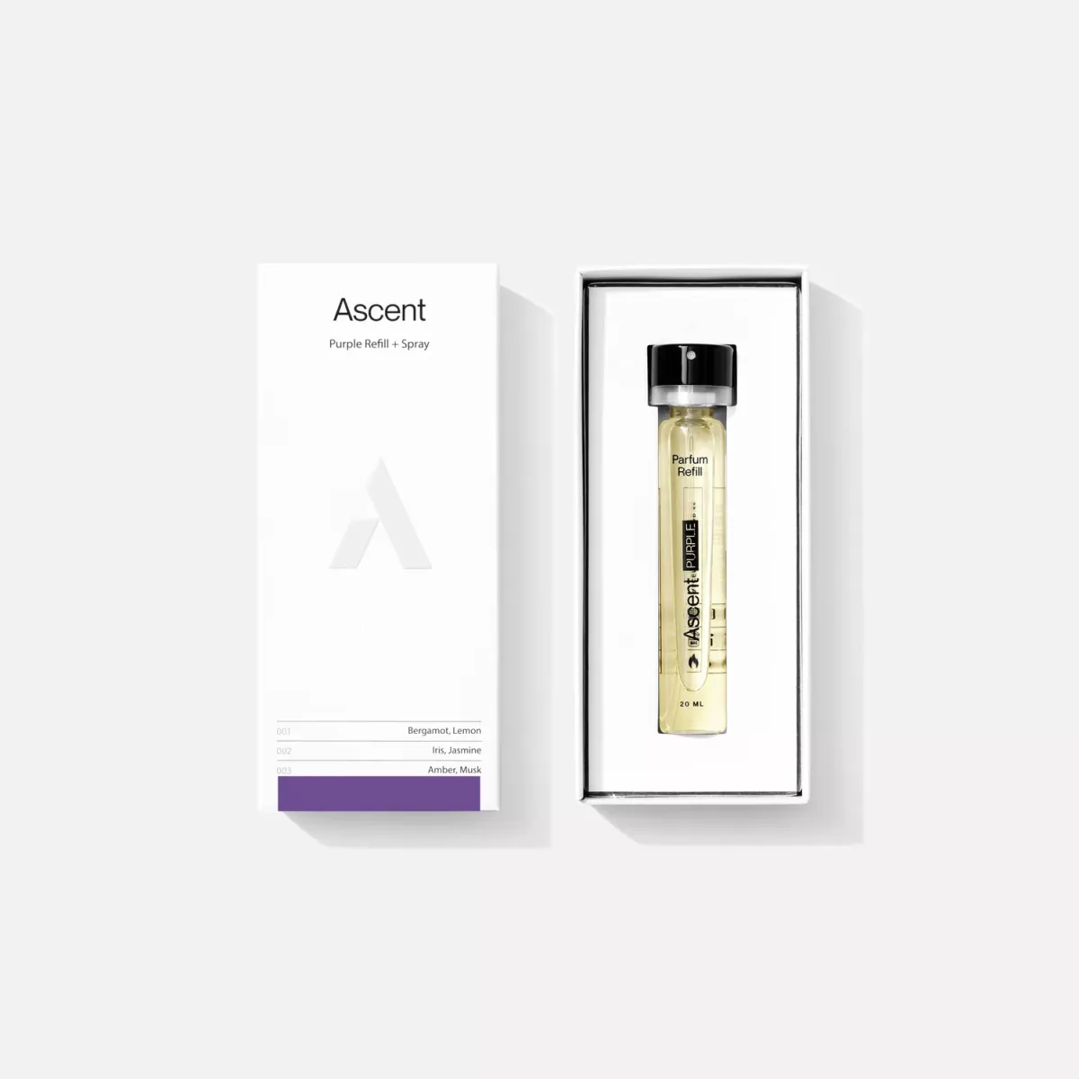 Ascent-20ml-Case + Parfum Refill-Purple-ASSORTI