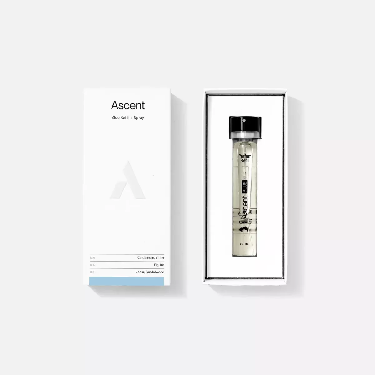 Ascent-20ml-Parfum Refill + Spray-Blue-ASSORTI