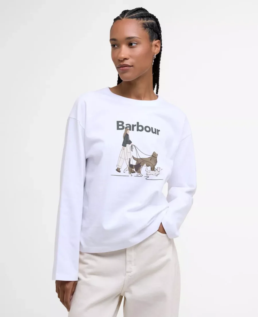 Barbour--LTS0686-WH11 White-WIT