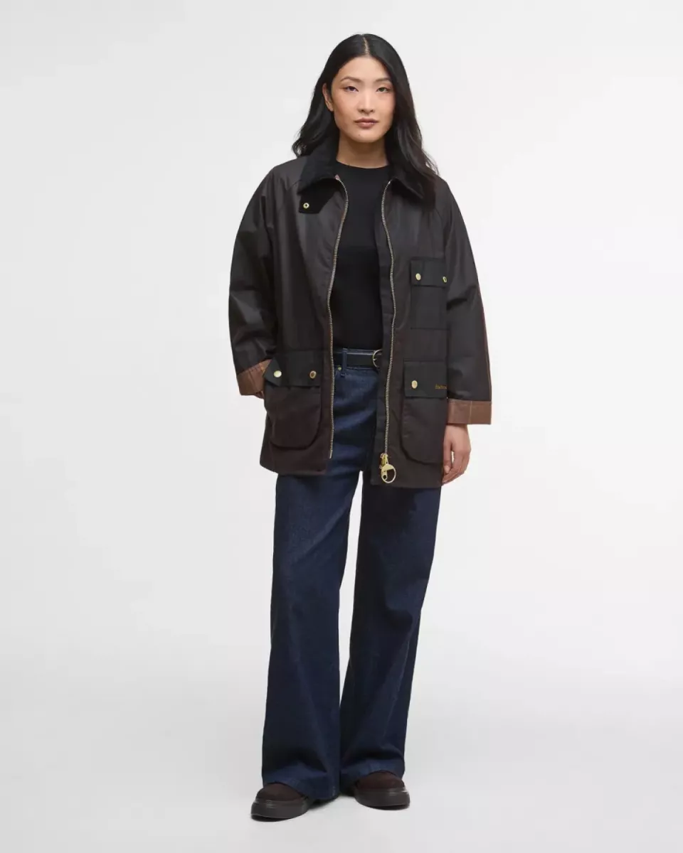 Barbour--LWX1483-RU91 Rustic muted tartan-ZWART