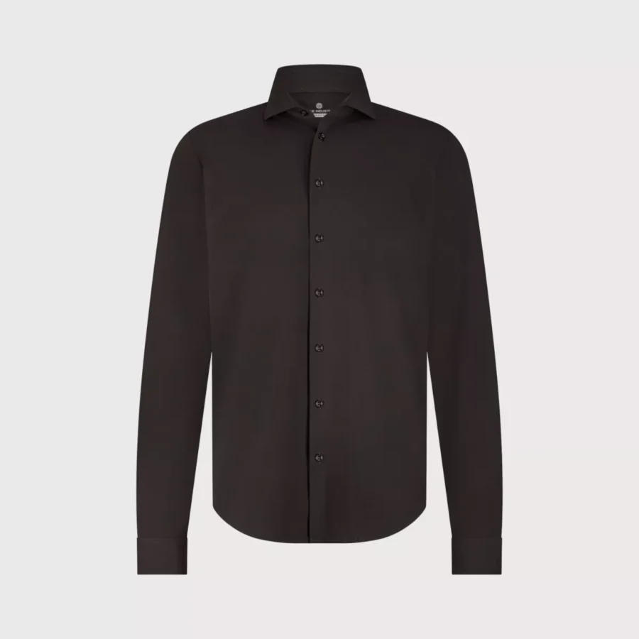 BLUE INDUSTRY-Lounge jersey shirt-2191.22-Brown-BRUIN