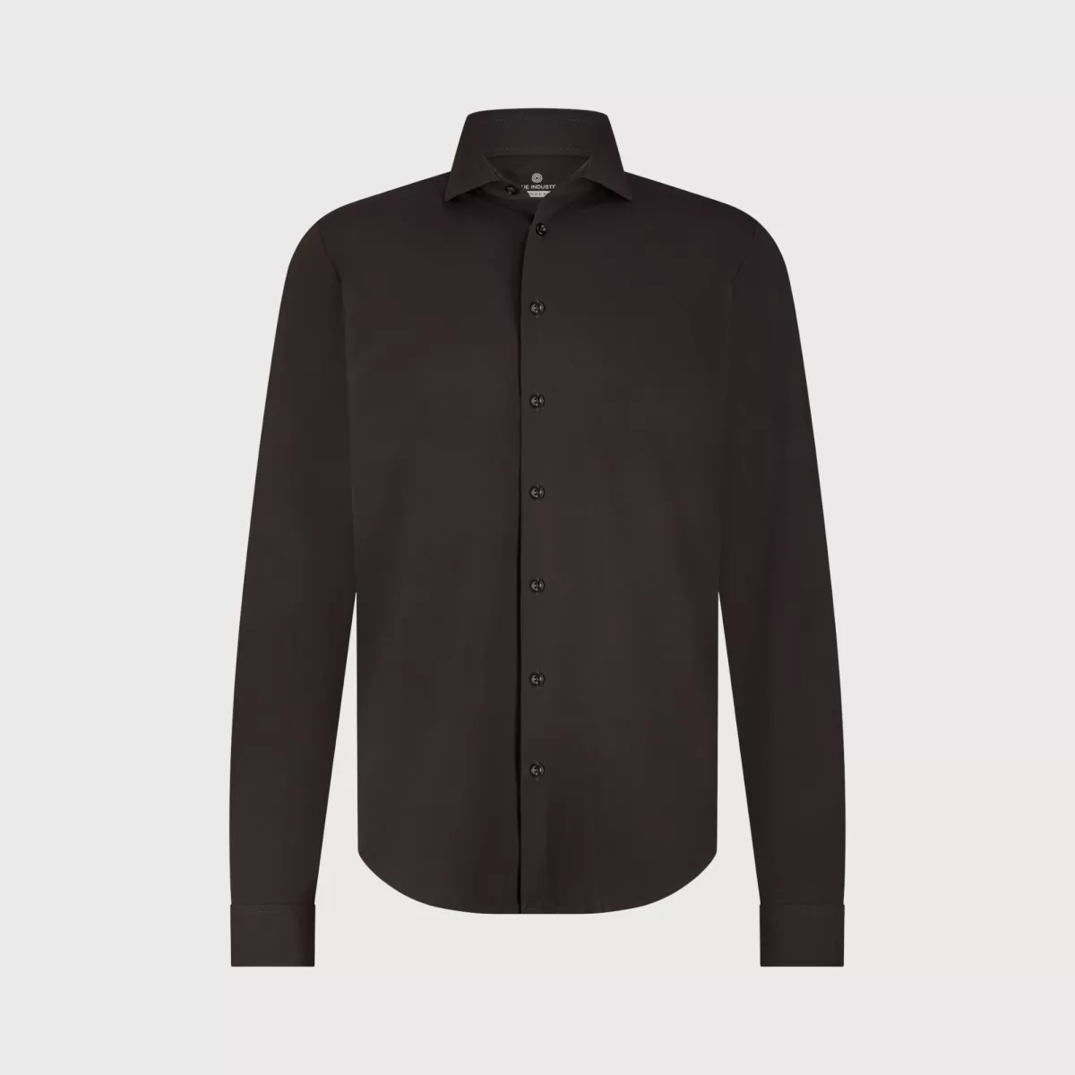 BLUE INDUSTRY-Lounge jersey shirt-2191.22-Brown-BRUIN