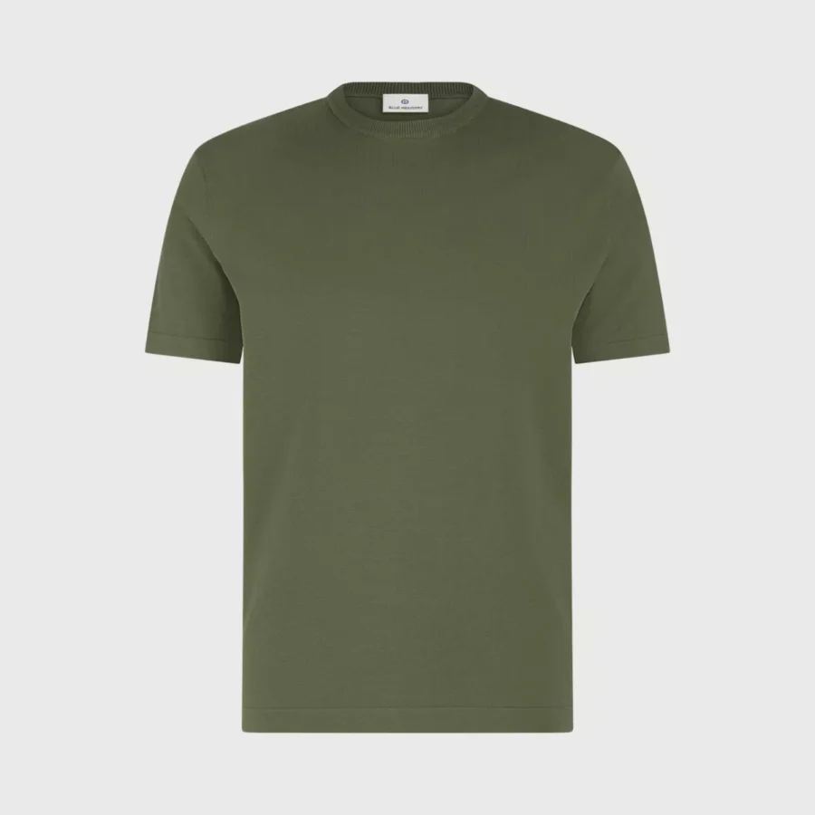BLUE INDUSTRY-T-shirt-KBIW25-M10-Army-LEGERGROEN