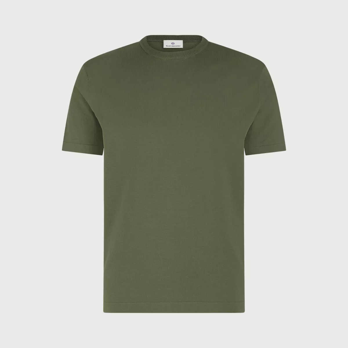BLUE INDUSTRY-T-shirt-KBIW25-M10-Army-LEGERGROEN