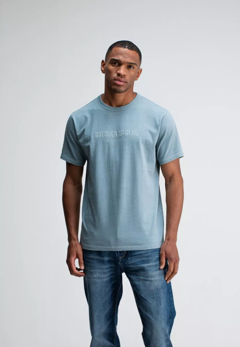 BUTCHER OF BLUE-Army Corp Lock Tee-M2522008-823 horizon blue-BLUE