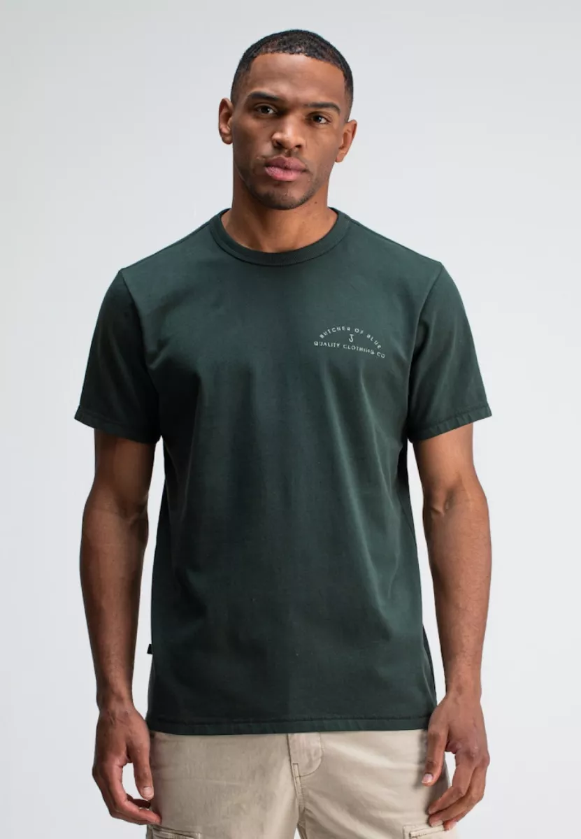 BUTCHER OF BLUE-Army QCC Tee-M2522001-754 conda green-LEGERGROEN