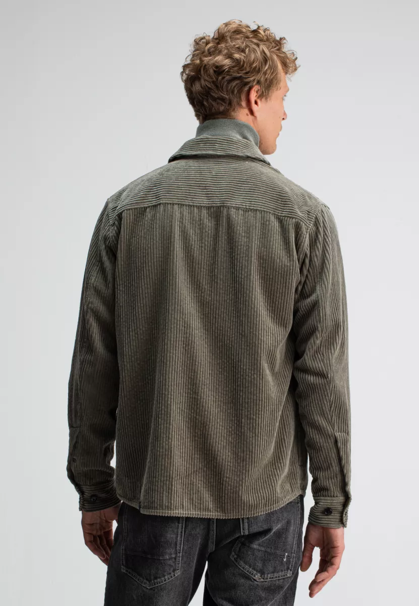 BUTCHER OF BLUE-Coldy cord overshirt-M2524013-696 mocha brown-BRUIN