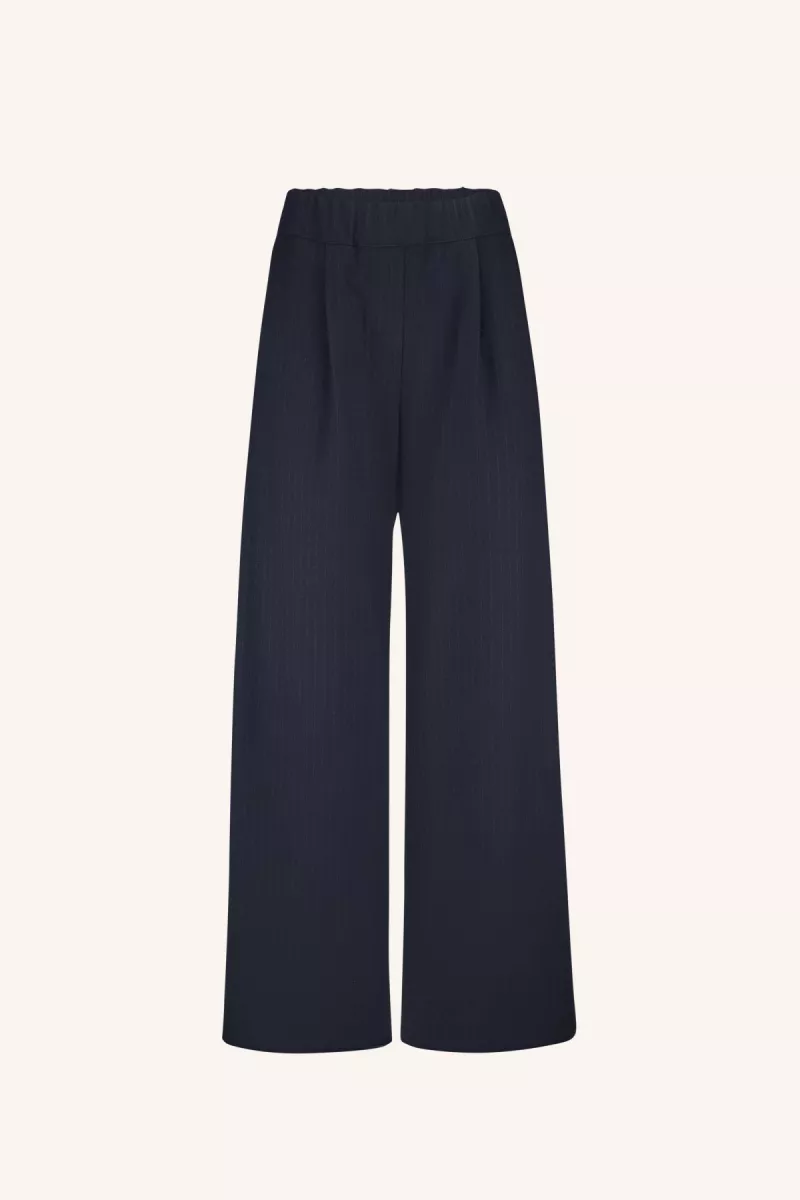 By-bar-Benji Pinstripe Pants-25518021-856 Midnight-BLUE