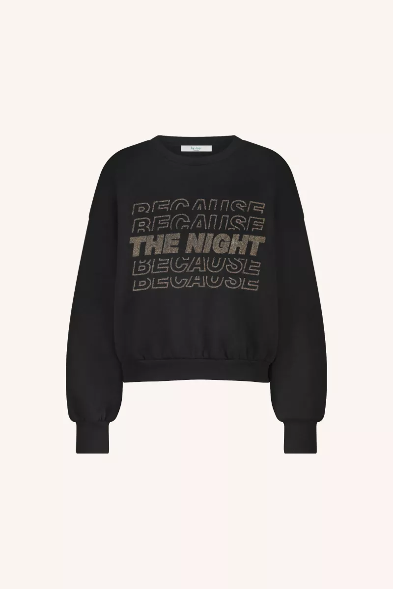 By-bar-Bibi Nights Sweater-25518909-861 Jet Black-BLACK