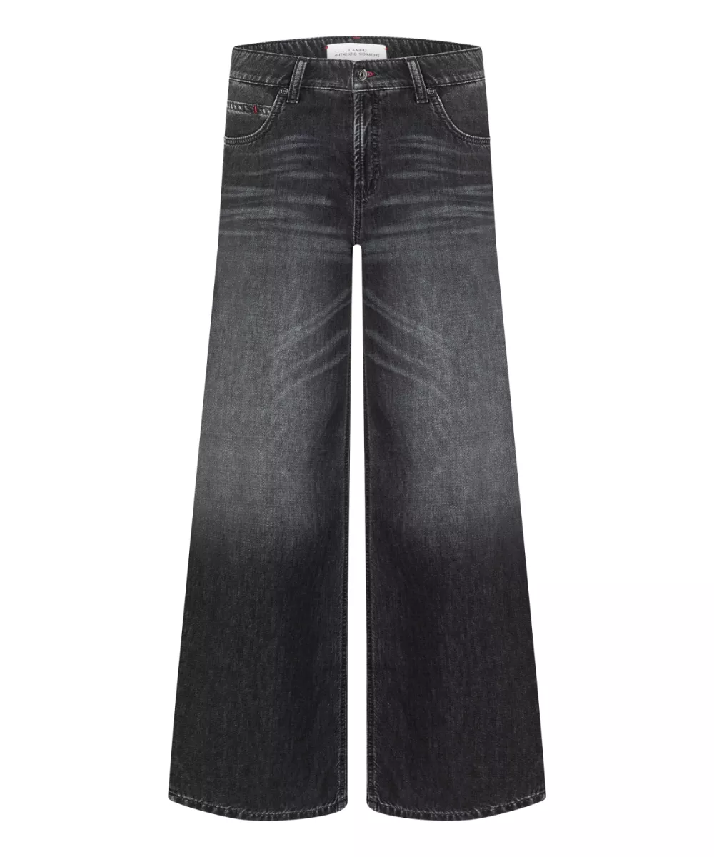 CAMBIO-Palazzo patch-9250 0056 08-5183 Rigid dark used-DENIM