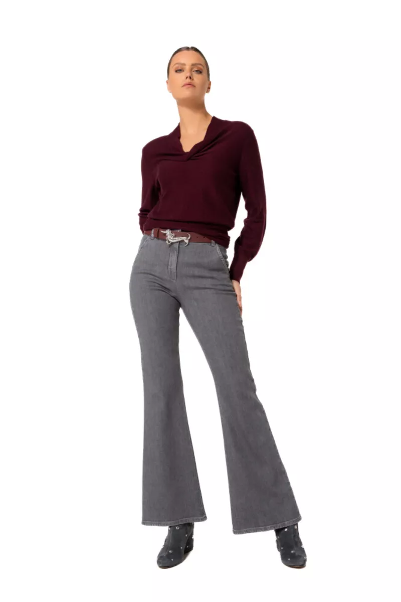 CAROLINE BISS--4512-11 Charcoal-ZWART
