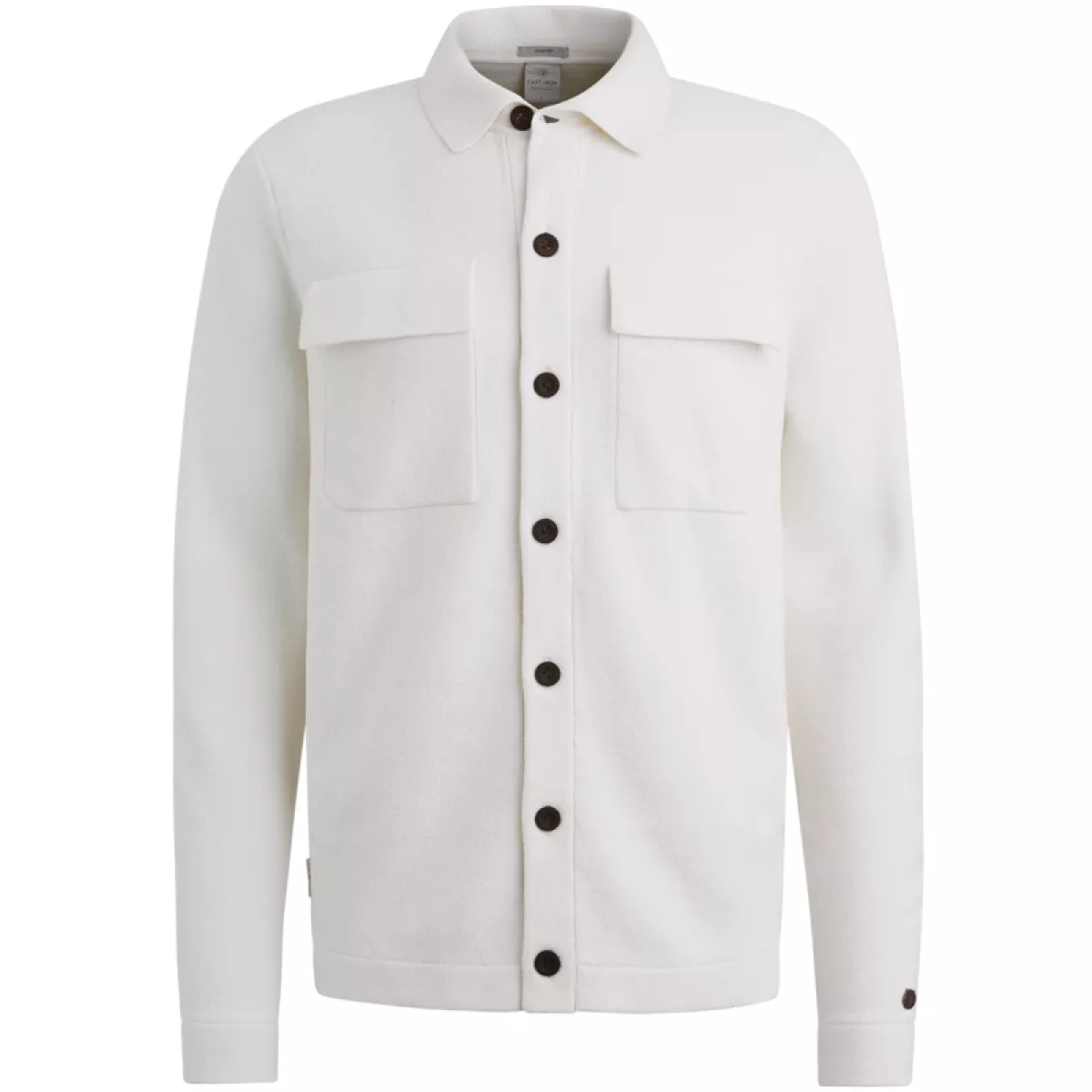 CAST IRON-Button jacket soft blend-CKC2508341-9001 Vaporous gray-GRIJS