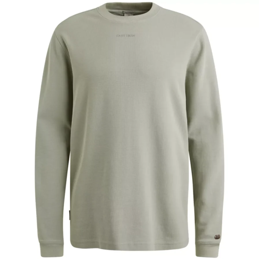 CAST IRON-Long sleeve r-neck regular fit waf-CTS2508584-9040-GRIJS