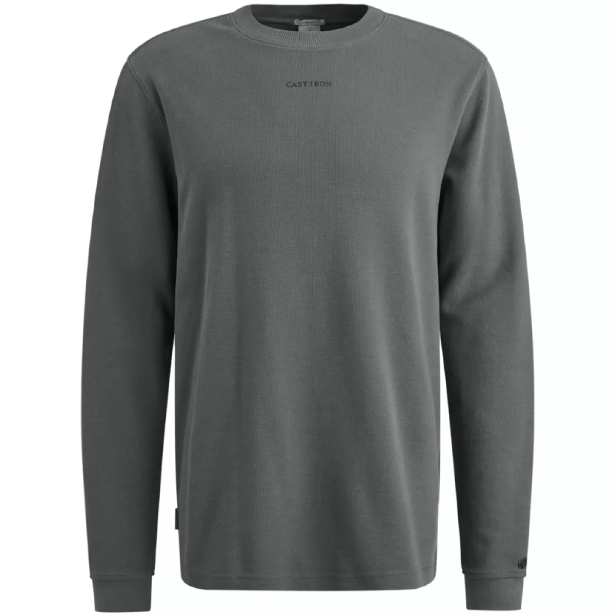 CAST IRON-Long sleeve r-neck regular fit waf-CTS2508584-9096-GRIJS
