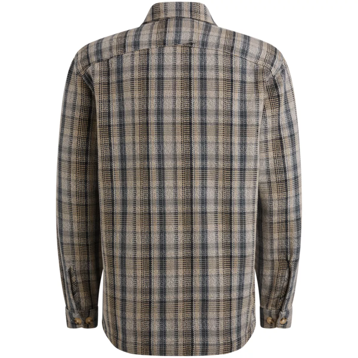 CAST IRON-LONG SLEEVE SHIRT Heavy Check-CSI2508205-9096-GRIJS