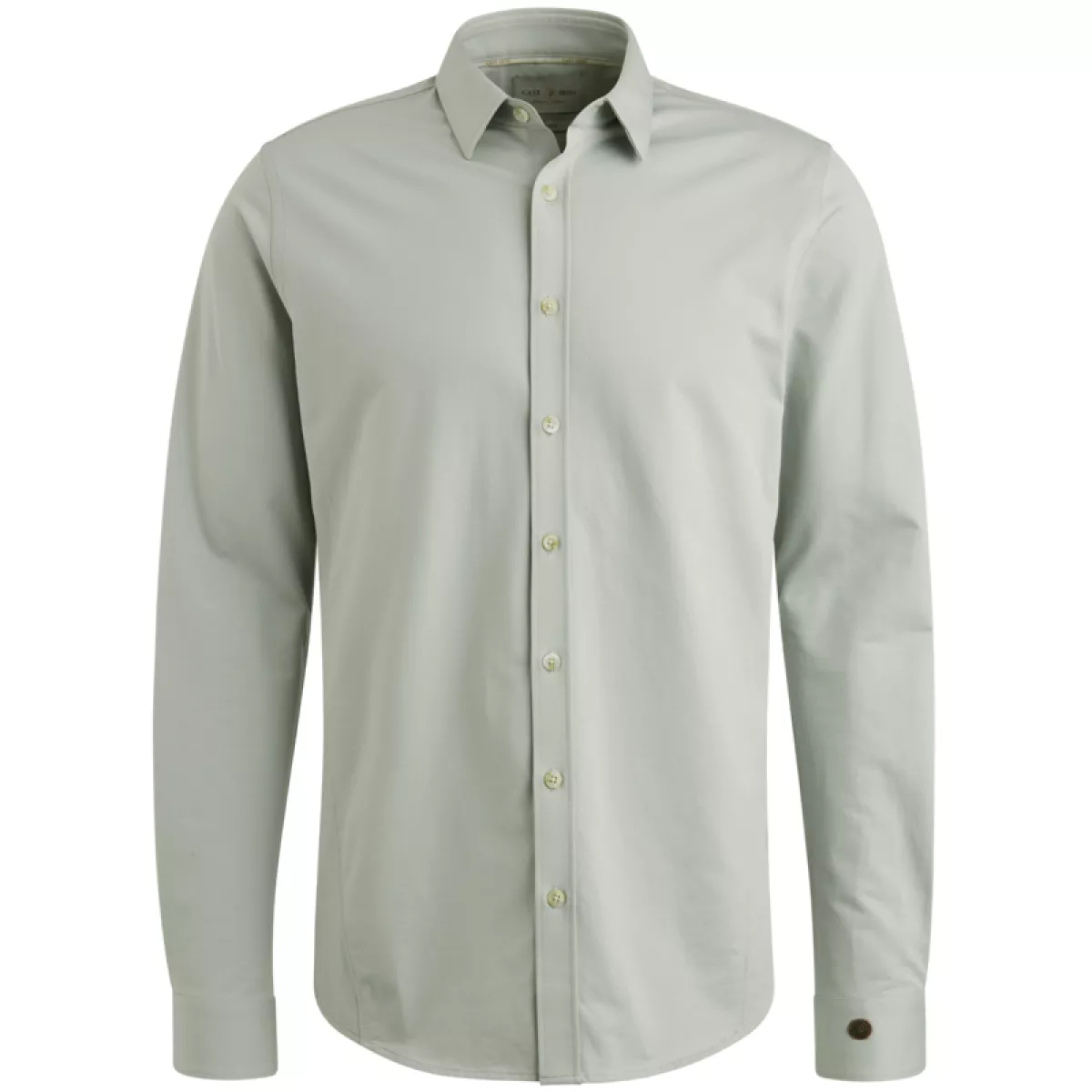 CAST IRON-LONG SLEEVE SHIRT Twill Jersey 2 t-CSI2508200-9040 Puritan gray-GRIJS