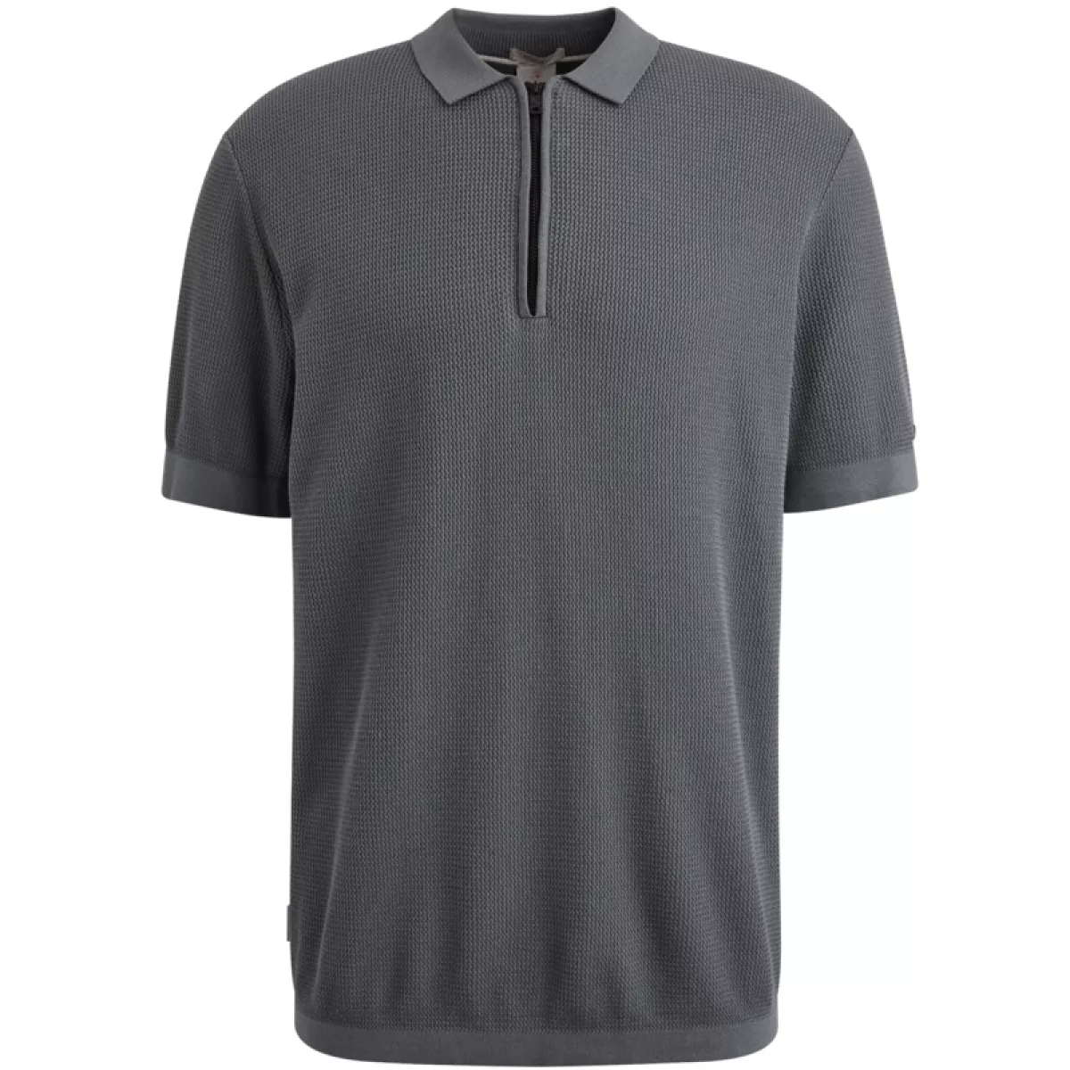 CAST IRON-Short sleeve polo regular fit cott-CPSS2508824-9096-GRIJS