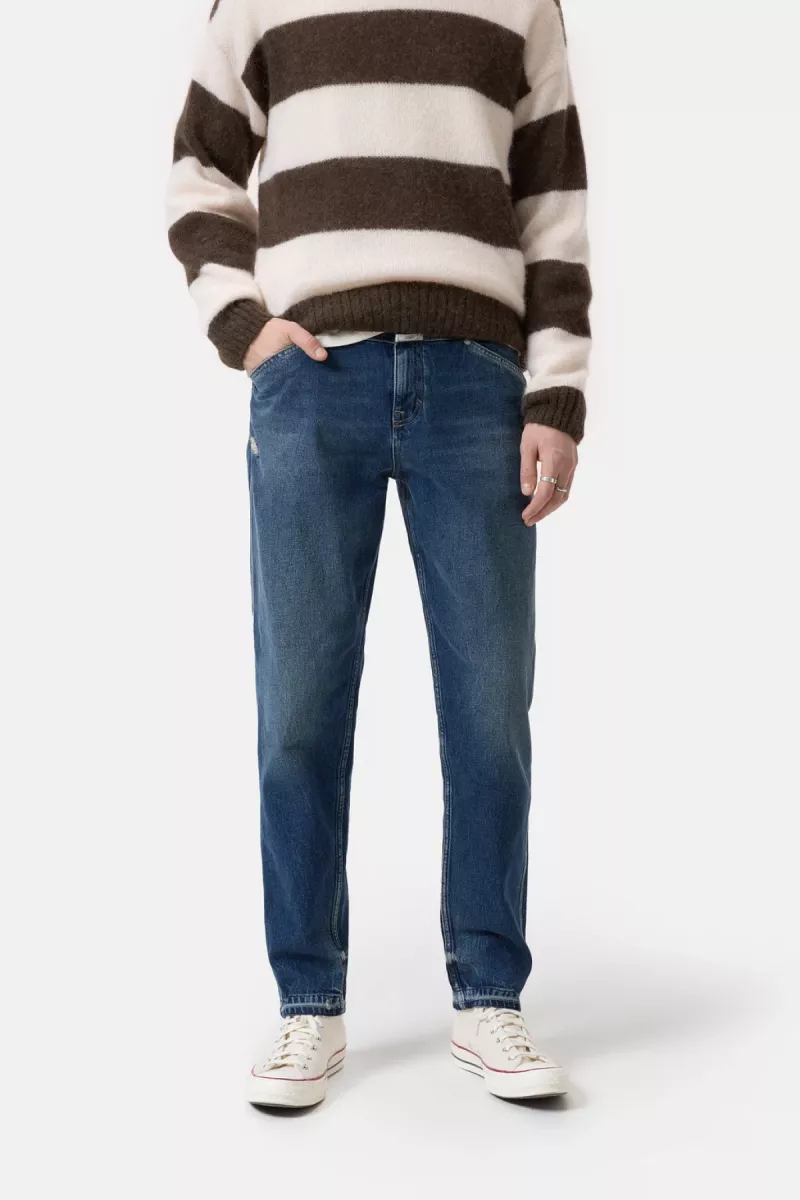 Closed-X-lent tapered-C31306-04k-K1-MBL Mid blue-MIDDEN DENIM