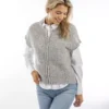 Due Amanti-Cardigan-Joisim-Grey-GRIJS