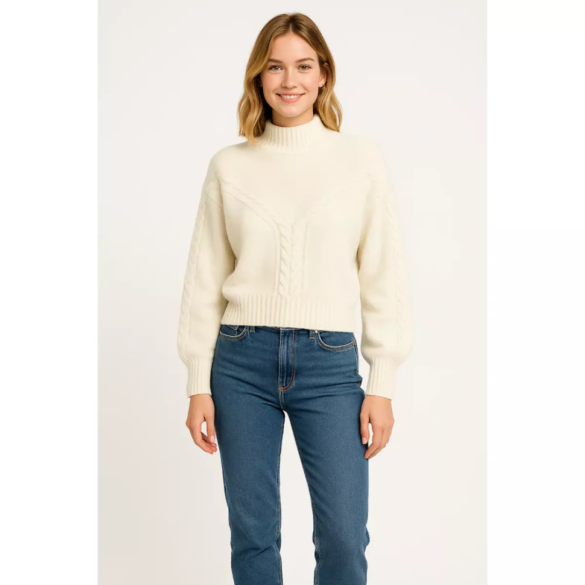 Due Amanti-Pullover-Notte-Off White-WIT