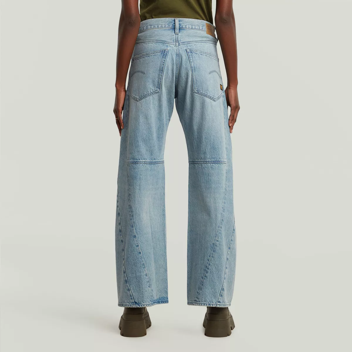 G-STAR-Contor 3D Wide wmn-D27690-D788-H466 sun faded-LICHT DENIM