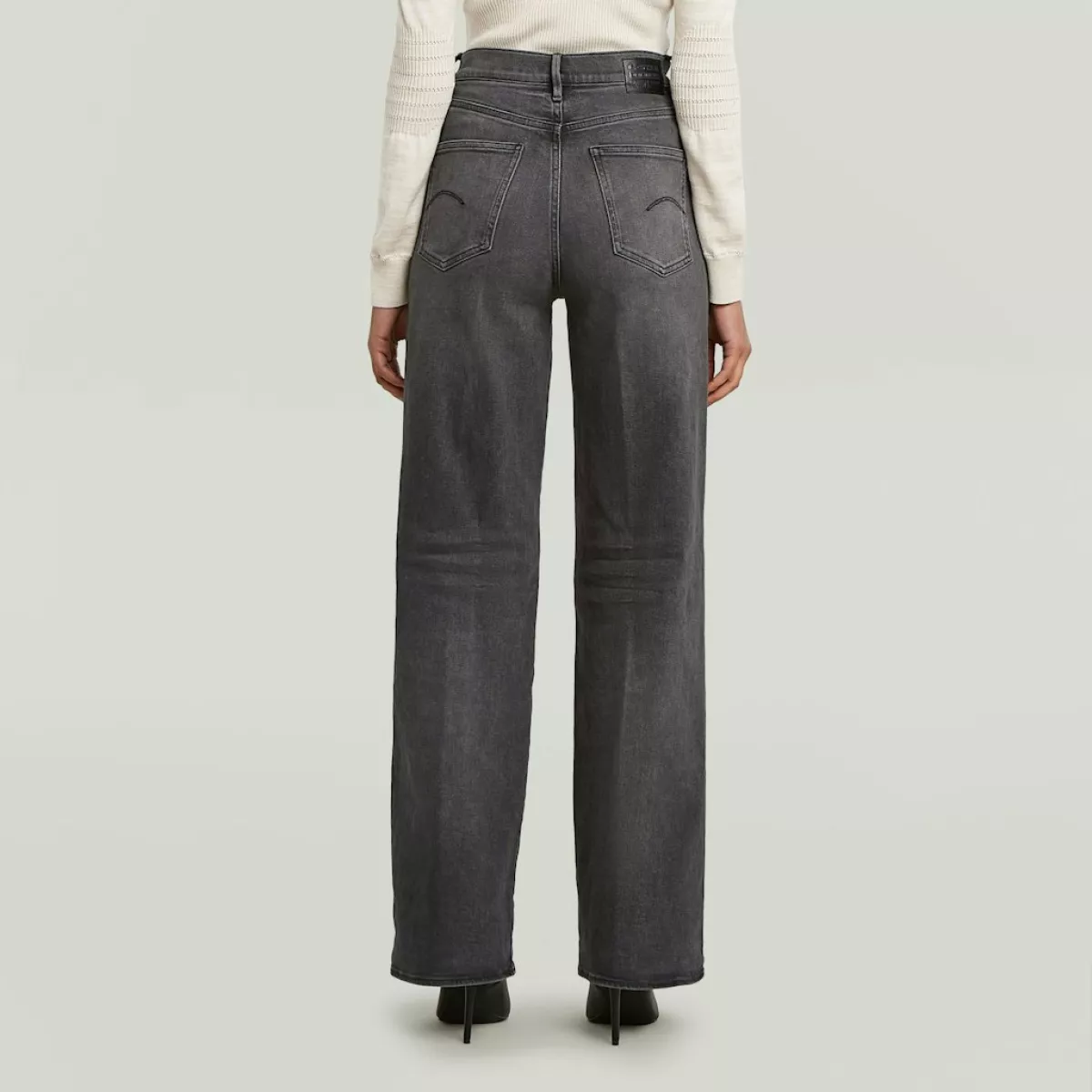 G-STAR-Deck 2.0 high loose jeans-D23591-D874-H402 Worn in black sacramento-BLACK