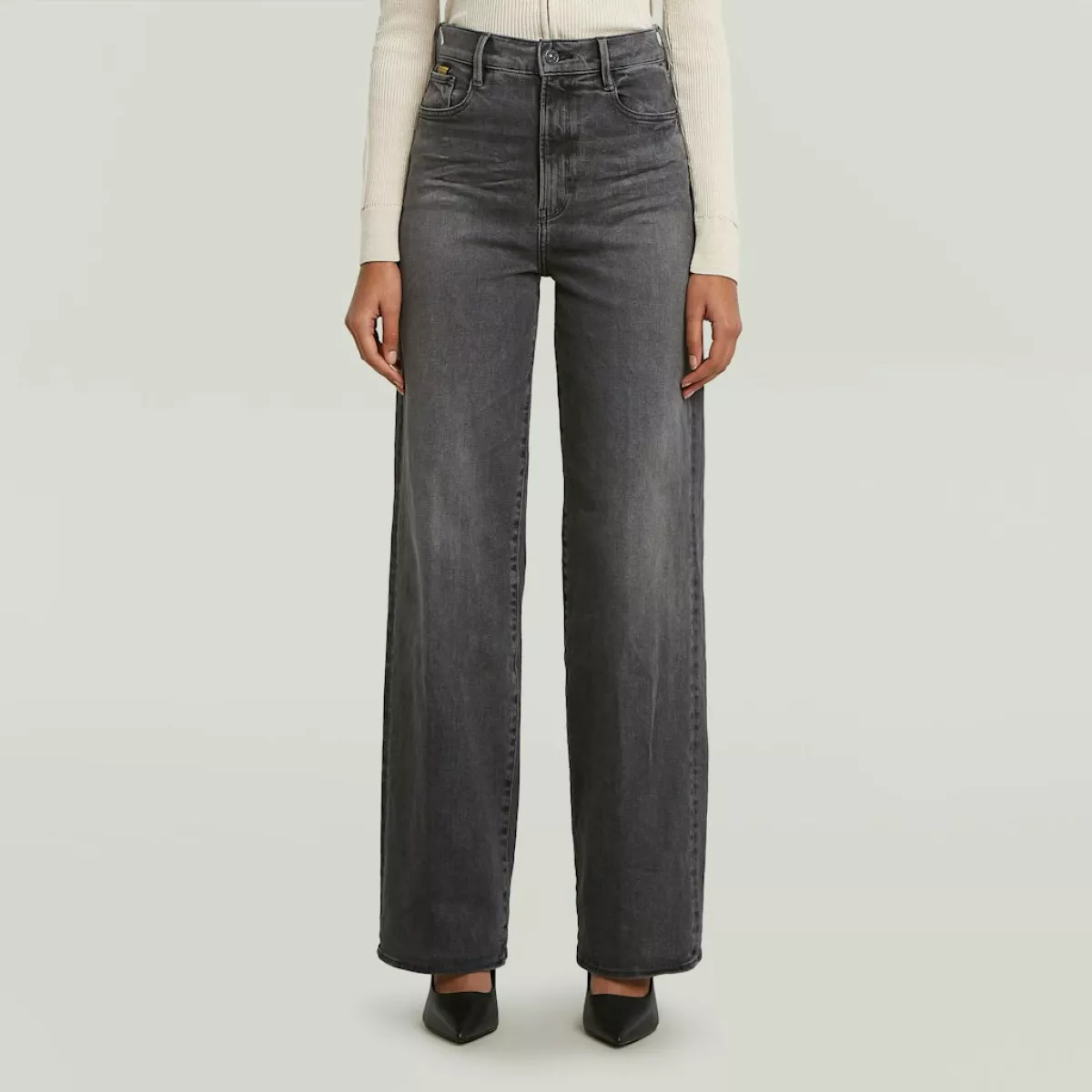G-STAR-Deck 2.0 high loose jeans-D23591-D874-H402 Worn in black sacramento-BLACK