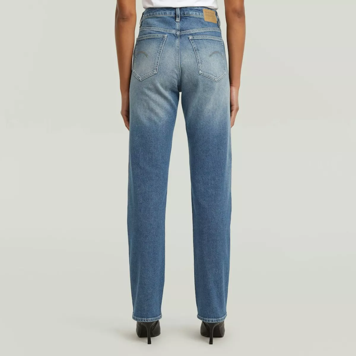 G-STAR-Iggie straight wmn-D27704-E106-H439 faded antal-JEANS