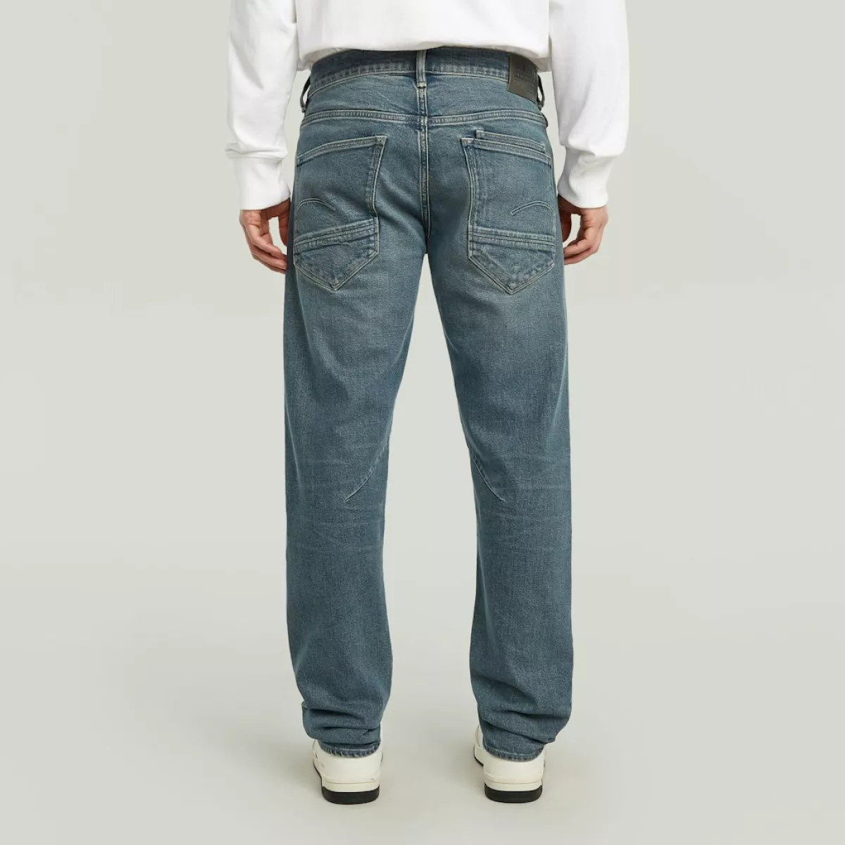 G-STAR-Morry FWD regular tapered-D26141-D775-H139 worn in glace-DONKER BLAUW