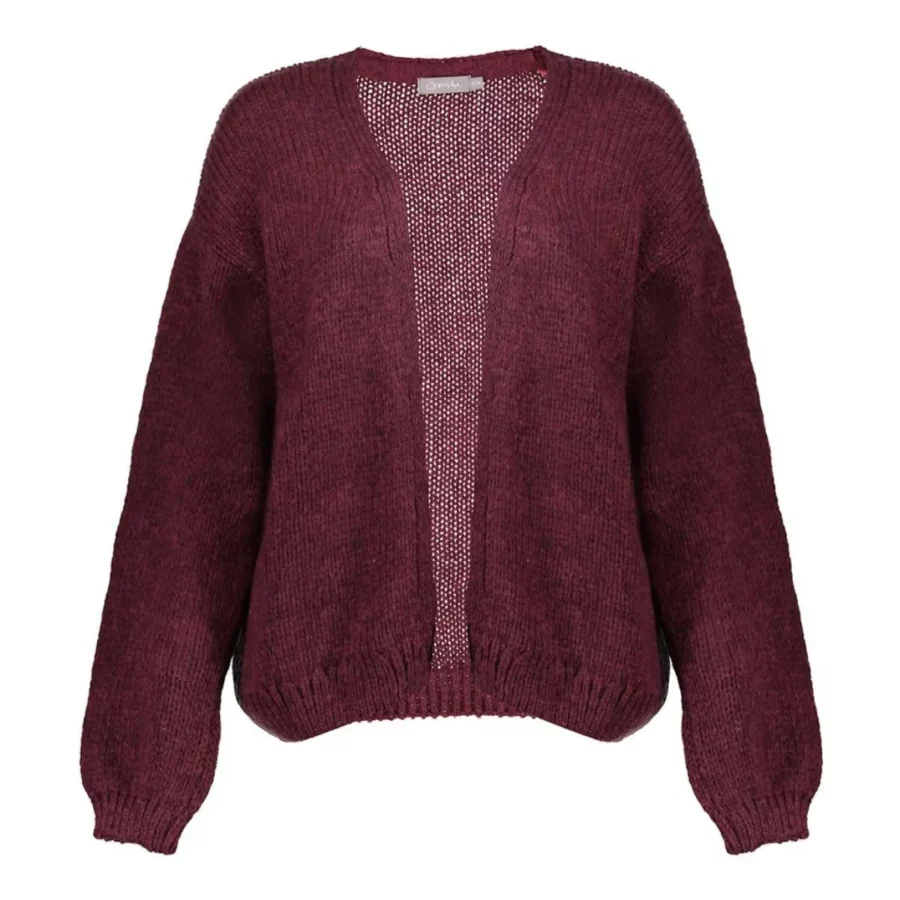 GEISHA-Cardigan basic-54606-70-485 port-ROOD