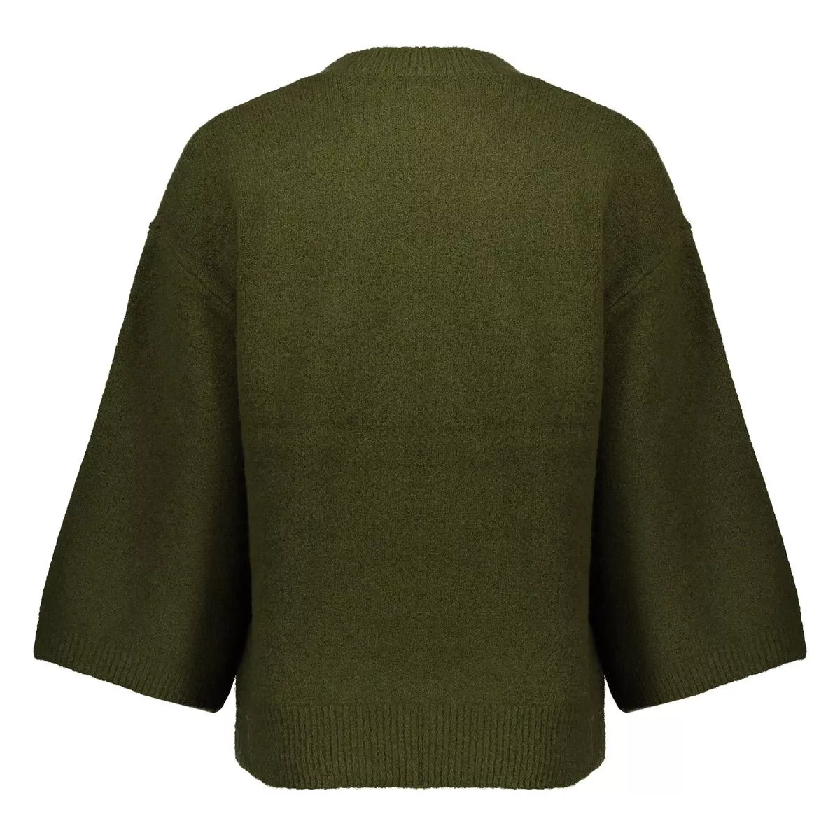 GEISHA-Pullover 3/4 sleeves-54534-14-534 forest green-LEGERGROEN