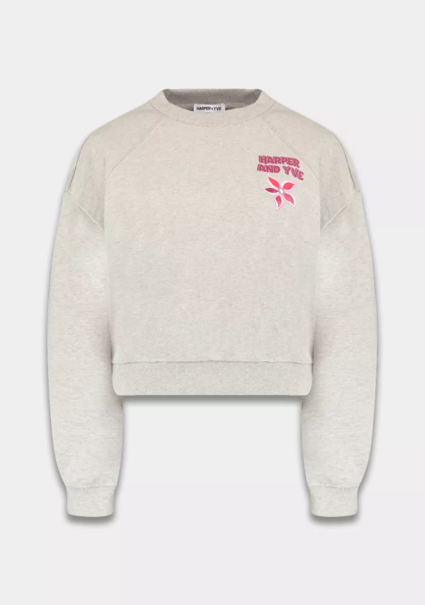 Harper & Yve-Alldaydrama-AW25Y505-1303 Grey Melee-GRIJS