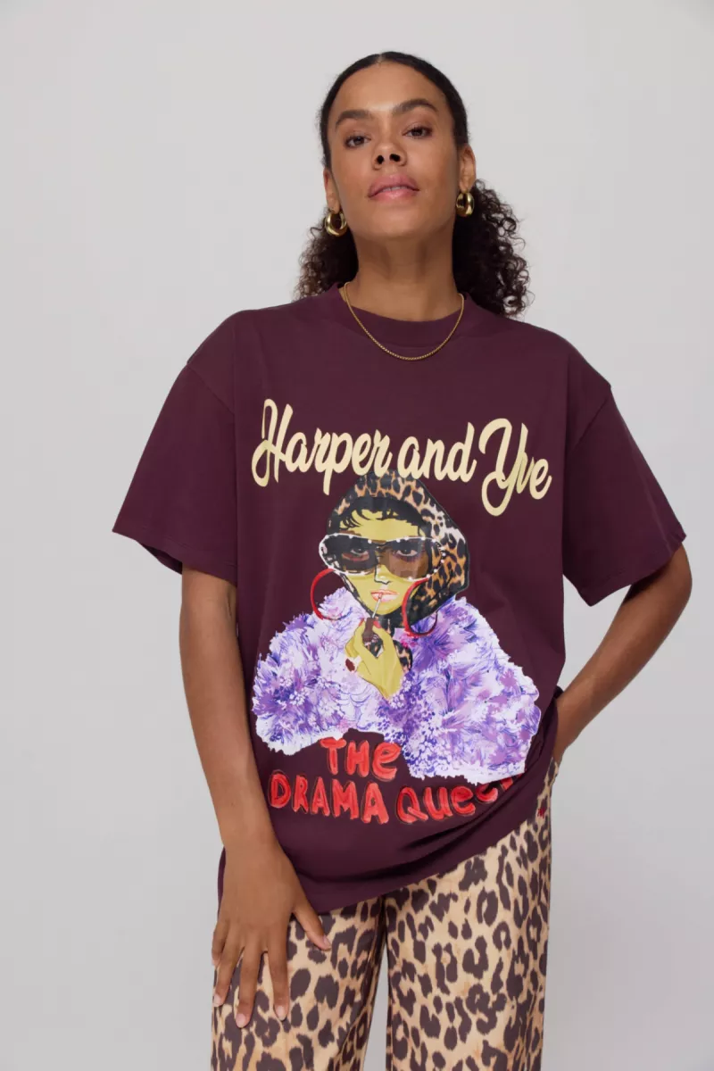 Harper & Yve-Dramaqueen SS-AW25Y301-1018 Dark Fudge-BRUIN