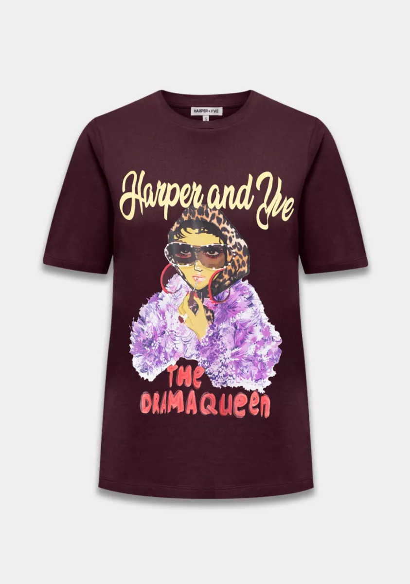 Harper & Yve-Dramaqueen SS-AW25Y301-1018 Dark Fudge-BRUIN