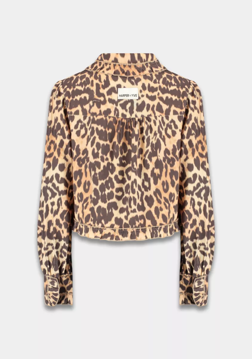 Harper & Yve-Ellie-AW25P609-1101 Lexie Leopard-BRUIN COMBINATIES