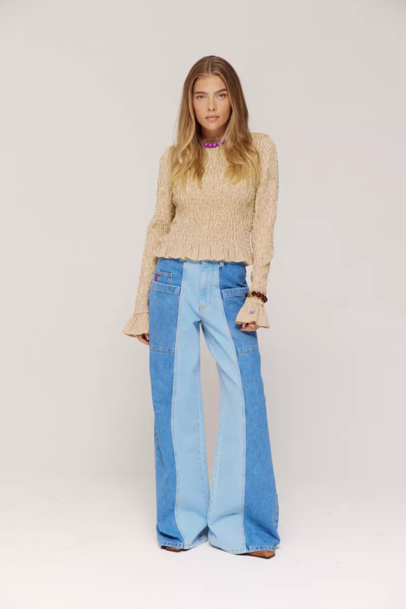 Harper & Yve-Madelynn-AW25R100-428 Mixed Blue-JEANS