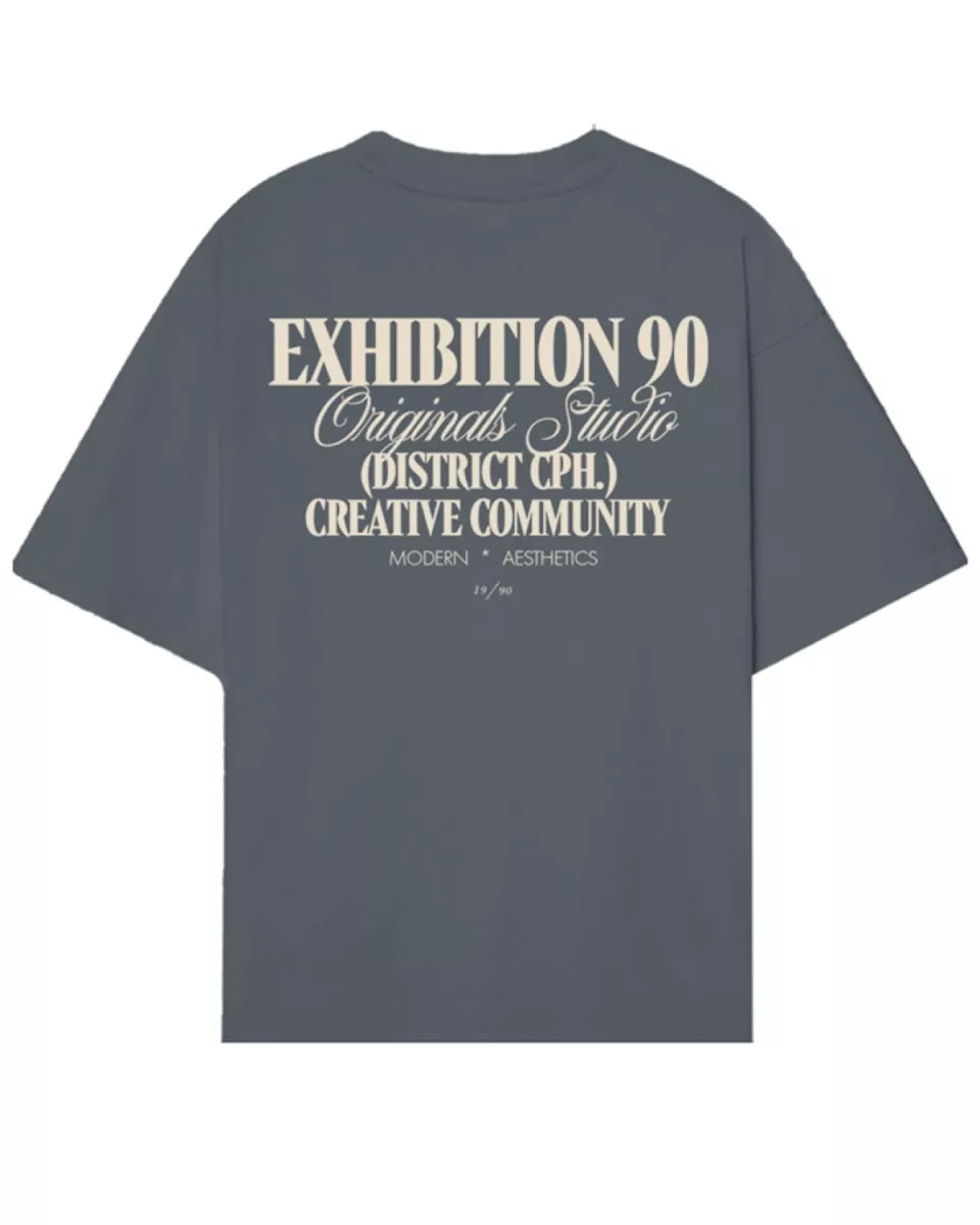 JACK & JONES-JORROXBURY TYPE TEE SS CREW NECK-12265826-Stormy Weather-BLUE