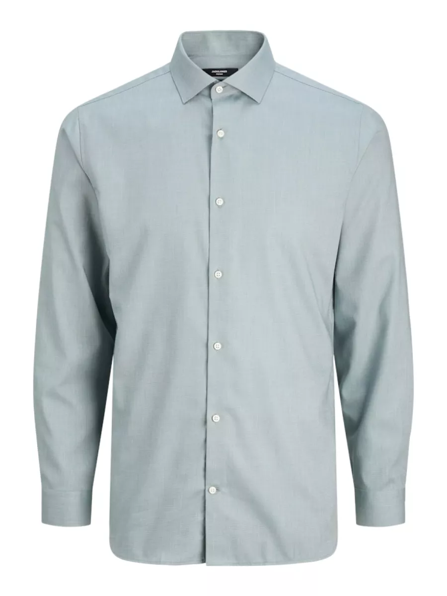 JACK & JONES-JPRBLAPARKER SHIRT L/S NOOS-12227385-Goblin blue-BLUE