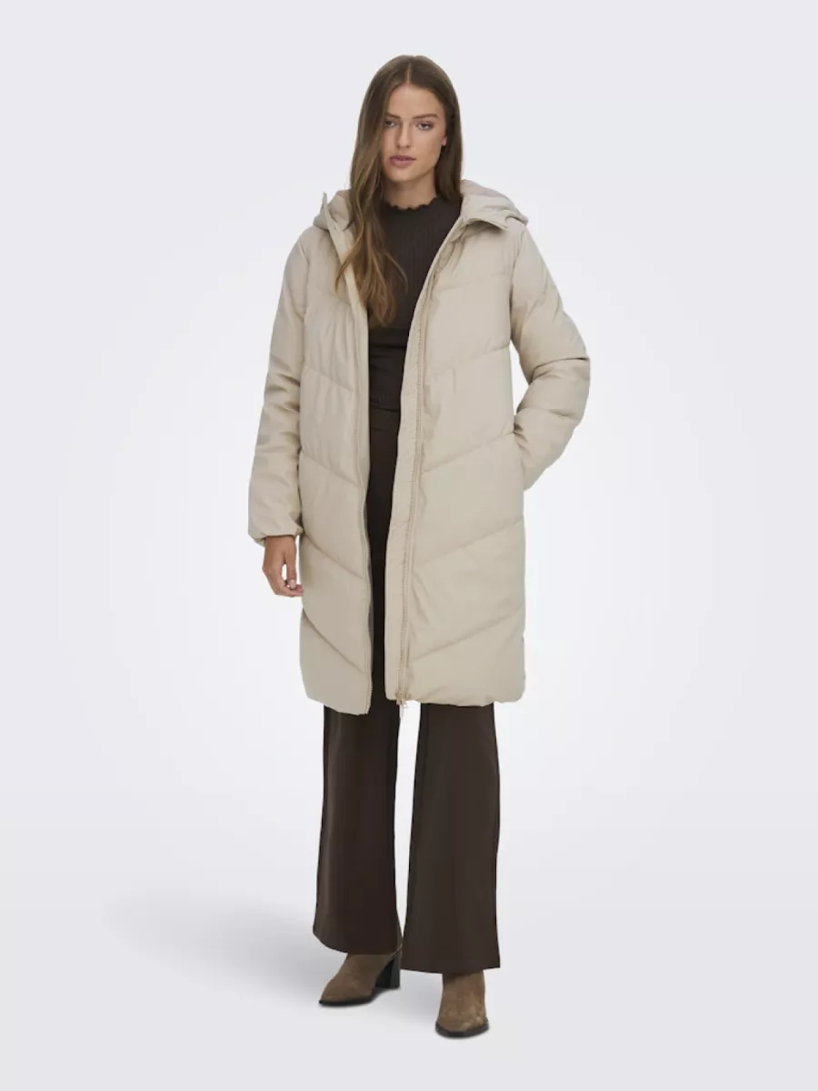 JDY-JDYULRIKKA WATER REP PUFFA OTW NOOS-15217556-Simply Taupe-TAUPE
