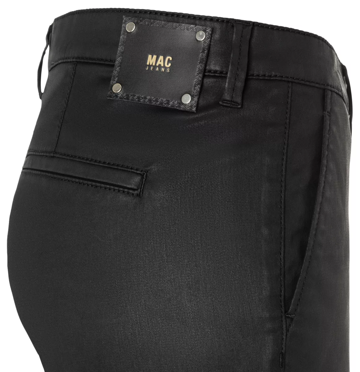 MAC-CHINO; L; Trousers MAC Ladies-0465307500-090 Black-ZWART