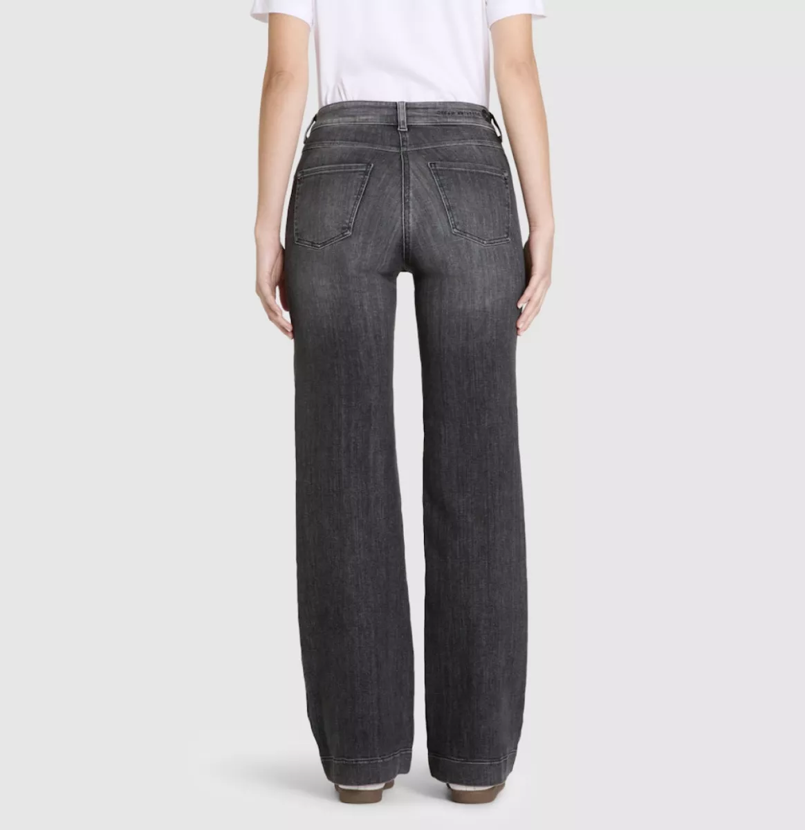 MAC-DREAM WIDE; 4; Trousers MAC Ladies-0358L543990-D912-ANTRACIET